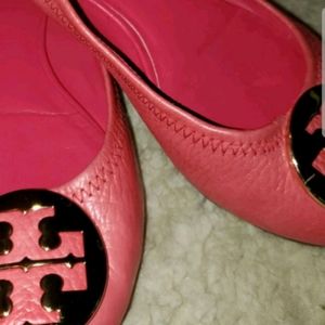 Pink tory burch flats size 6